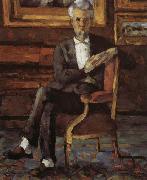 Paul Cezanne Portrait of Victor Chocquet Sweden oil painting artist